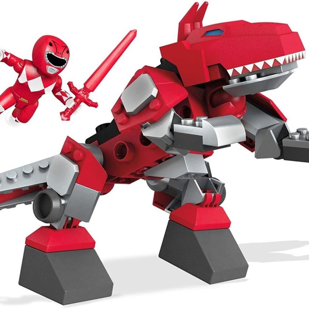 Power Rangers Legos/Bricks Set - NEW Mega Contrux Power Rangers T-Rex Zord 46 Pc
